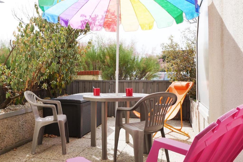 Superbe TERRASSE en plein cœur de Wimereux Exterior foto